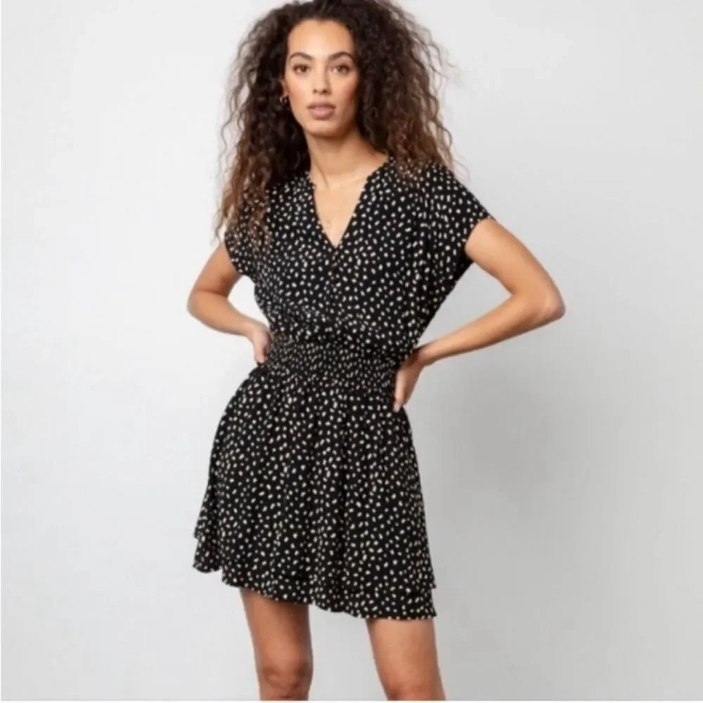 Rails Karla Printed Smocked Waist Dress
